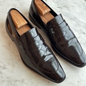 ♥️ Versace Leather Loafers EU 42